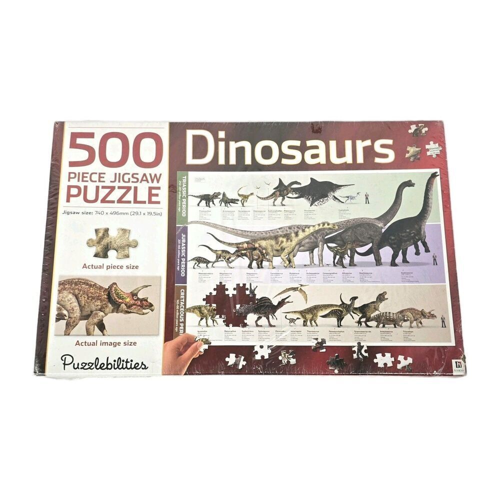Puzzlebilities Dinosaur Jigsaw‎ Puzzle 500 Pieces Period Timeline Sealed
